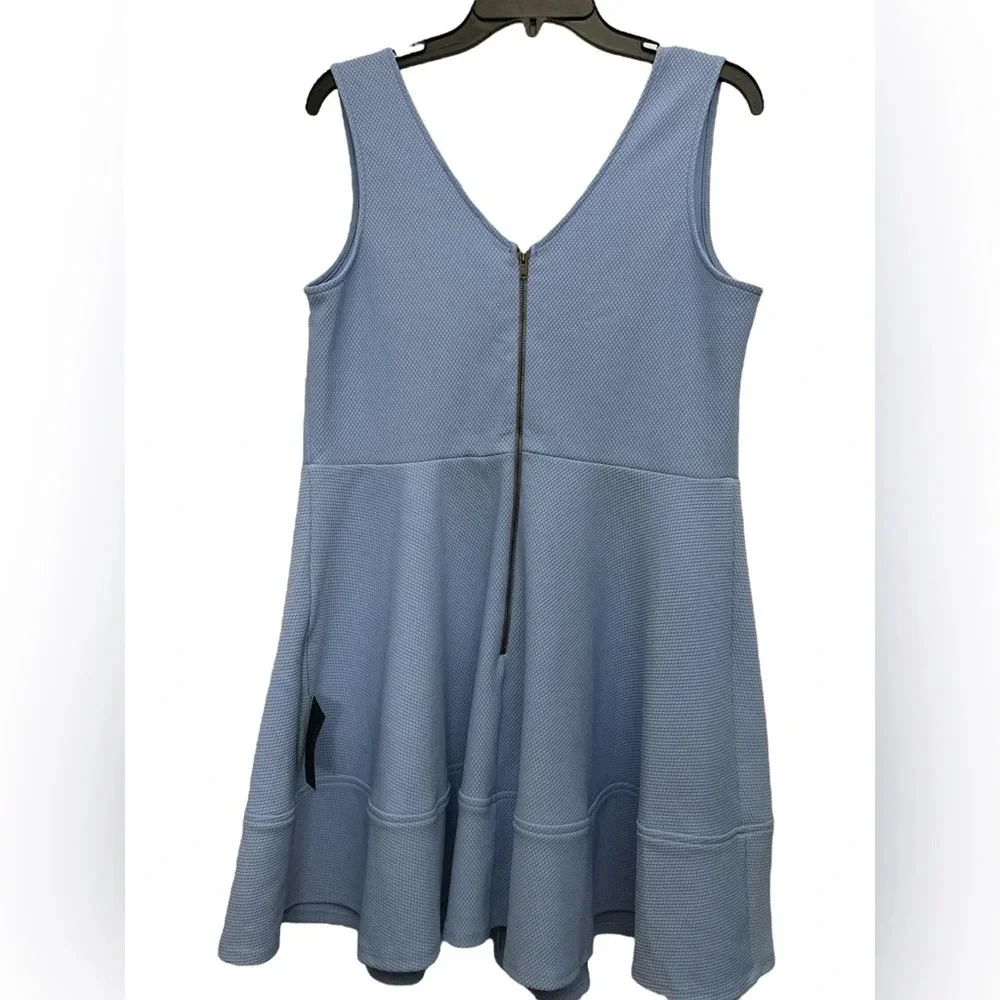 Lulus Home Before Daylight Periwinkle Dress Size 1X Fit And Flare Sleeveless NWT - Picture 3 of 5